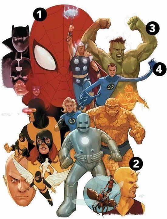 RoomMates Avengers Classic Jongens Muursticker 53 X 76 Cm Vinyl