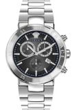Versace Urban Mystique Chrono VEPY00520 Zwart Dames Horloge Staal Saffierglas 5 ATM