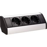 ORNO GM-9001 Hoekcontactdoos 3 Vaks met Kinderbeveiliging