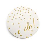 Mopec A1721 I Do Coasters, 10 cm, set van 12 stuks, karton
