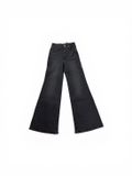 Levi's Ribcage Bell Slim Thigh Broek Dames W28 X L30 Grijs Katoen Denim