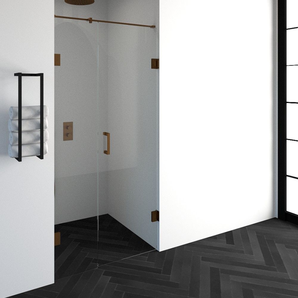Tapo Creative complete profielloze nisdeur 2 delig 100 koper