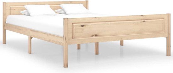 vidaXL Bedframe massief grenenhout 120x200 cm