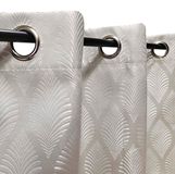 Atout Ciel Verduisteringsgordijn, met oogjes, 140 x 240 cm, beige