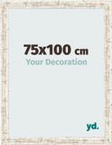 yd. Cadre photo 75x100 cm Blanc Vintage MDF Bologna