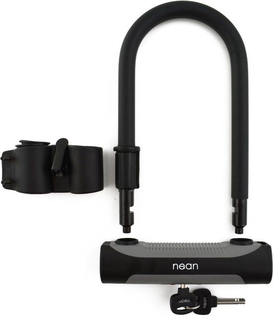 Beugelslot voor fietsen en motoren, bestelwagen massief staal, groot, 180 x 245 mm