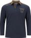 Jan Vanderstorm heren Sweatshirt - 76/78 - donkerblauw - Plus Size