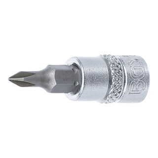 BGS Bit inzet vierkantaandrijving 6,3 mm (1/4") kruisgleuf PH0 - 1 stuk