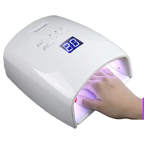 HXwsa Led-nagellamp - Oplaadbaar - Draadloos - 48 W - LCD-scherm