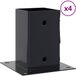 vidaXL Paondervoeten vierkant 4st 91x91mm gepoedercoat staal antraciet