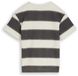 Tom Tailor - T-shirt ample à structure gaufrée - Taille 152 - rayure pulvérisée gris blanc cassé