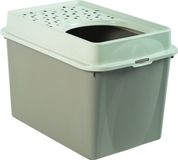 Rotho Eco Berty Kattenbak Met Boveningang Cappuccino/Zand