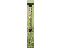 Merkloos / Sans marque Esschert Design Bv Regenmeter/neerslagmeter - kunststof - 105 cm - buiten/tuin