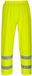 Portwest S493 Sealtex Ultra Broek Normale Pasvorm Gemaakt van een Ademend | Geel, 2XL, EN ISO 20471 Klasse 1, EN 343, Unisex, Zoom met Drukknopen Verstelbaar, Volledig Elastische Tailleband, PU Gecoat