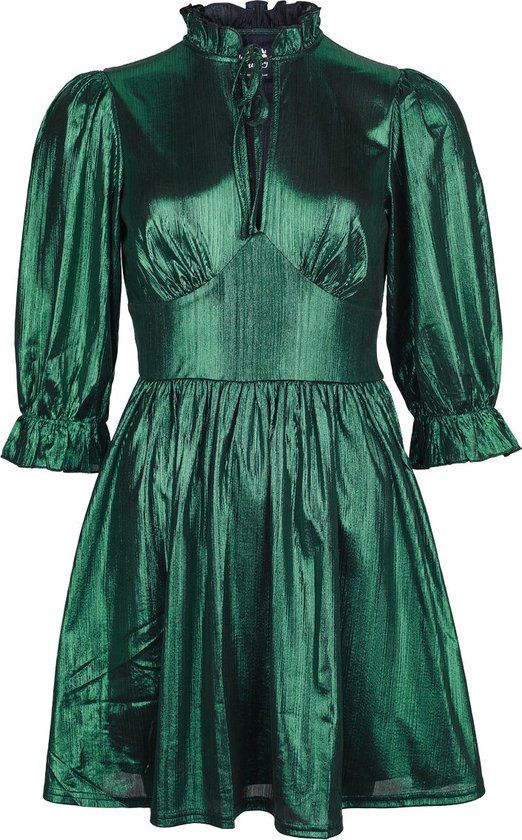 Hell Bunny Gigi Mini Dames Mini-jurk - groen - S