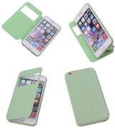 Best Cases View Cover Groen Apple iPhone 6 Plus TPU BookStyle Hoesjes View Cover Groen Apple iPhone 6 Plus TPU BookStyle Hoesjes