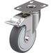 Blickle LKPXA-PATH 101KFD-FI Zwenkwiel met rem Wieldiameter: 100 mm Draagvermogen (max.): 120 kg 1 stuk(s)