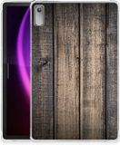 Lenovo Tab P11 Gen 2 Housse de tablette en silicone Bois d'échafaudage