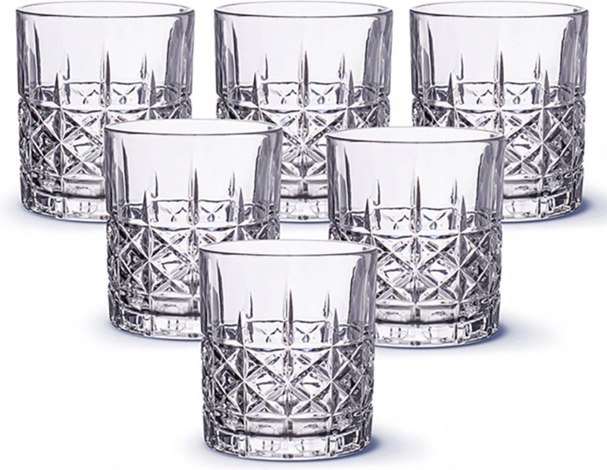 Altom Design - Drinkglazen - Waterglazen - Limonadeglazen - Sapglazen - Hoge kwaliteit - Cocktailglas - Vaatwasserbestendig - 330ml -Set van 6