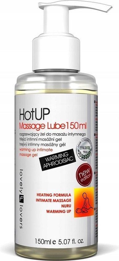 HotUp Massage Lube verwarmende intieme massage gel 150ml