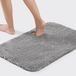 Good Nite Microvezel badmat 50 x 80 cm, machinewasbaar, zeer absorberend badtapijt, antislip badkamermatten, sneldrogend, grijs