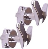 WillieJan Dubbele Radiator Handdoekenhaak 910C - Chroom - set 2 stuks dubbele haak - Radiatorbevestiging - Zonder boren