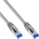InLine® Patchkabel, S/FTP (PiMf), Cat.6A, halogeenvrij, grijs, 0,3 m