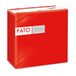 Fato - Papieren servetten, Airlaid, stoflook, 50 servetten, formaat 40 x 40 cm, kleur rood