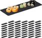 Sans marque 48x planche de service ardoise - planche à apéritif - planche à fromage - Sushi - 30 x 10 cm