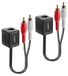 Merkloos Audio extender - stereo - 100 m - Cat5e/Cat6