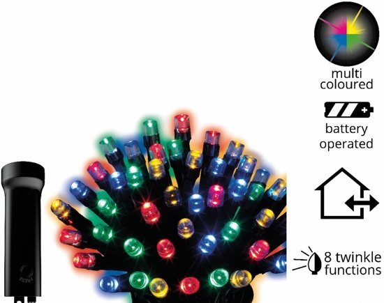 - led twinkle multicolour 48 lampjes