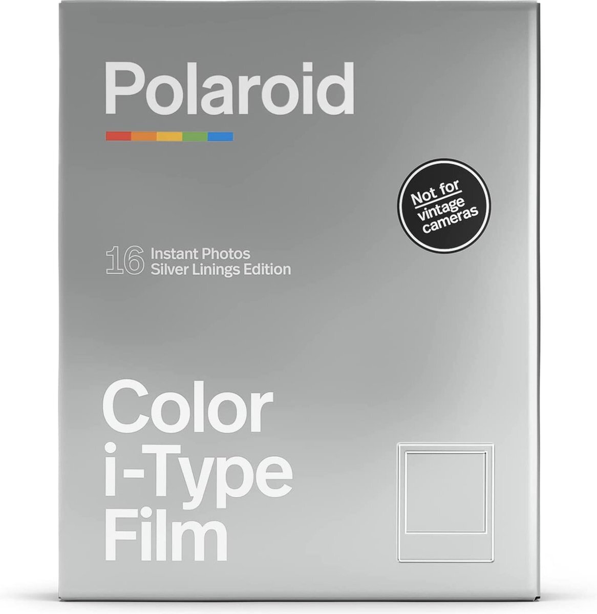Polaroid Color i-Type Film Double Pack – Silver Linings edition - 2 x 8 stuks