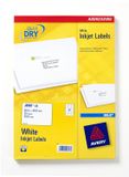 Avery J8161-25 Etiketten Wit 63.5x46.6mm 450 stuks