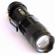 Xlight Torch LED 300 Lumens zaklamp mini black 9,3 CM