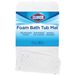 Duck Clorox Badmat met zachte bekleding, antislip badmat met zuignap voor comfort en veiligheid, 43,2 x 91,4 cm, wit