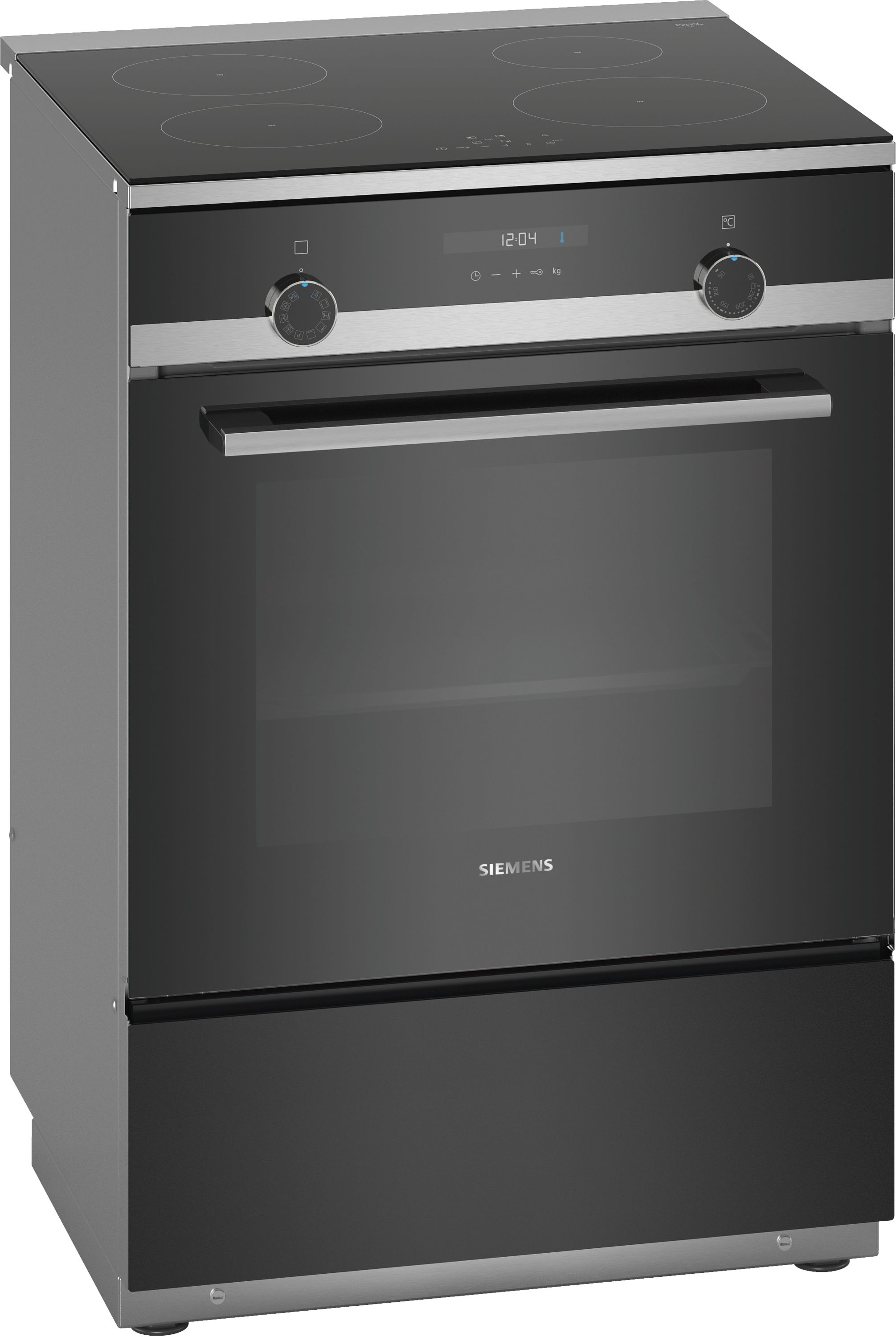 Siemens iQ500 HL9S5E040U Vrijstaand fornuis - Inductie - Zwart