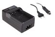 PATONA 1676 Batterij-oplader voor Canon LP-E17 - AC/Sigarettenaansteker - Zwart