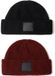 Minoti Fisherman Beanie Muts Zwart 2-pack