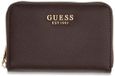 GUESS Melody Logo SLG Zip Around Wallet Brown