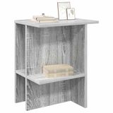 vidaXL Salontafel - 2 stuks - Grijs Sonoma - 40 x 30 x 49 cm - Bewerkt hout