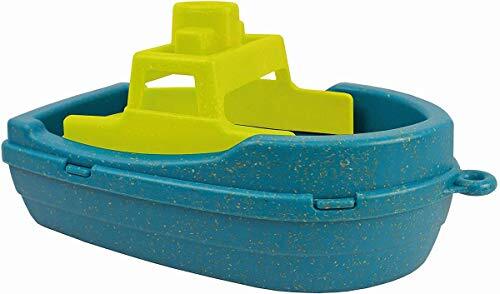 Anbac Anabac_70065 Antibacterieel Ferry-Boot Milieuvriendelijk speelgoed voor baby's en peuters, saftey en hygiënisch spelen, blauw/geel