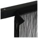 Wentex Rideau de fil 4x3m Noir Pipe & Drape