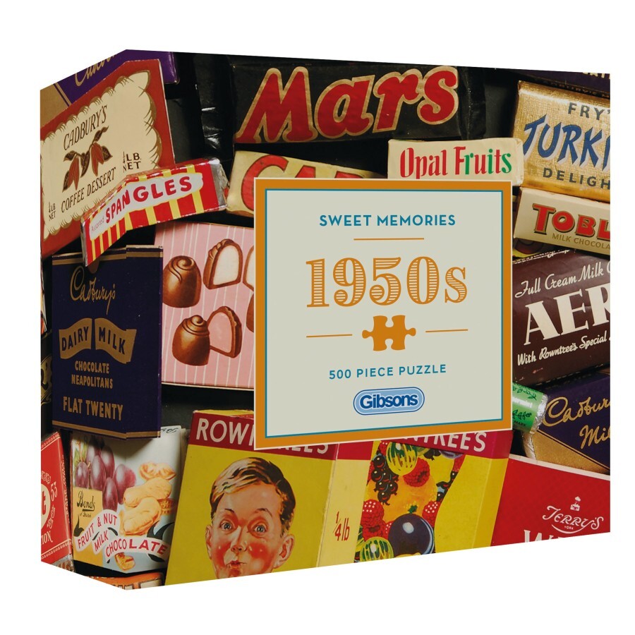 Gibsons Sweet Memories of the 1950s - Gift Box (500 stukjes)