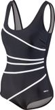BECO badpak - D-cup - Powermesh - zwart - maat 44