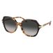 Coach zonnebril CL925 met tortoise print bruin