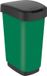 Holland Connections Poubelle 25L Vert Plastique avec Couvercle