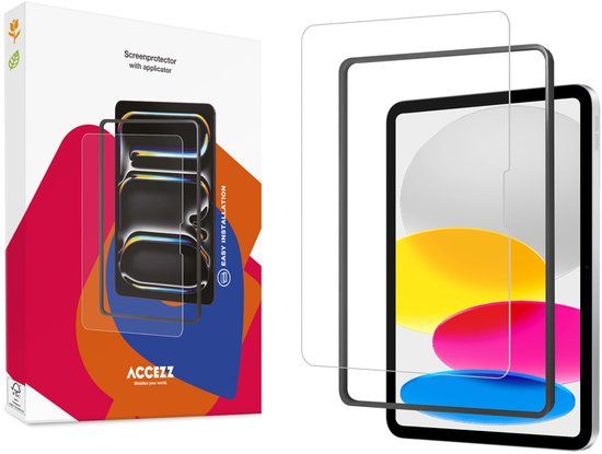 Accezz Tablet Screenprotector - Geschikt voor iPad 11 (2025) A16 11 inch / iPad 10e generatie (2022) 10.9 inch - Premium Glass