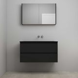 On Line Badkamermeubelset - 100 cm - Mat Zwart