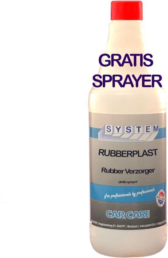 System123 Autobanden reiniger - Rubberplast - 750 ML
