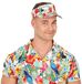 FIESTAS GUIRCA Tropisch vizier, meerkleurig, eenheidsmaat, feestmuts voor zomerfeesten en afstudeerfeesten, uniseks accessoires voor Hawaï en themafeesten, volwassenen, meerkleurig